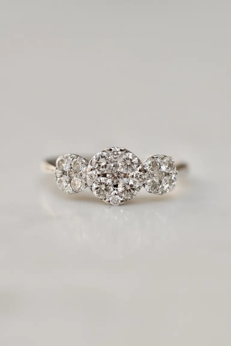 Кольцо Diamond bouquet — фото 1
