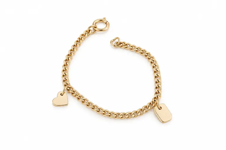 Bracelet with 2 pendants — photo 1