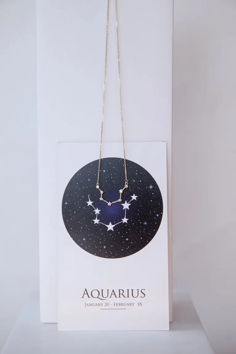 Aquarius Constellation Necklace — photo 1