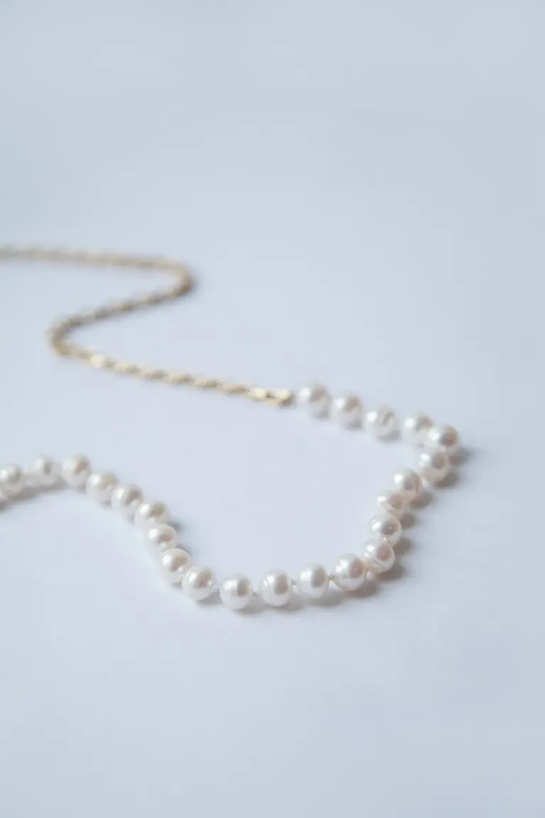 Ожерелье Pearl and Chain — фото 2