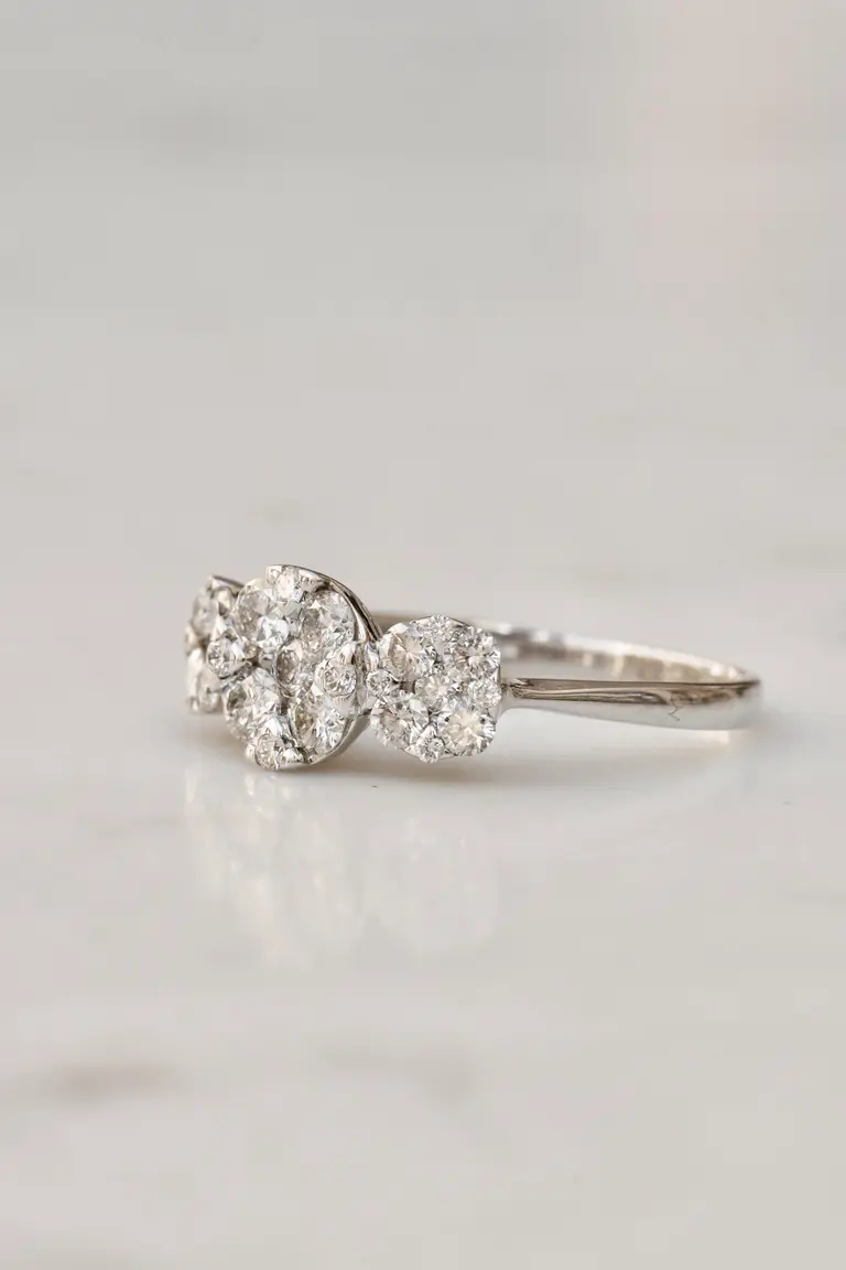 Кольцо Diamond bouquet — фото 2