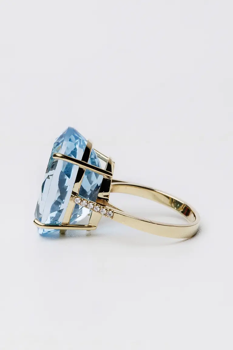 Topaz and Diamond Ring from the One of a Kind collection — photo 2