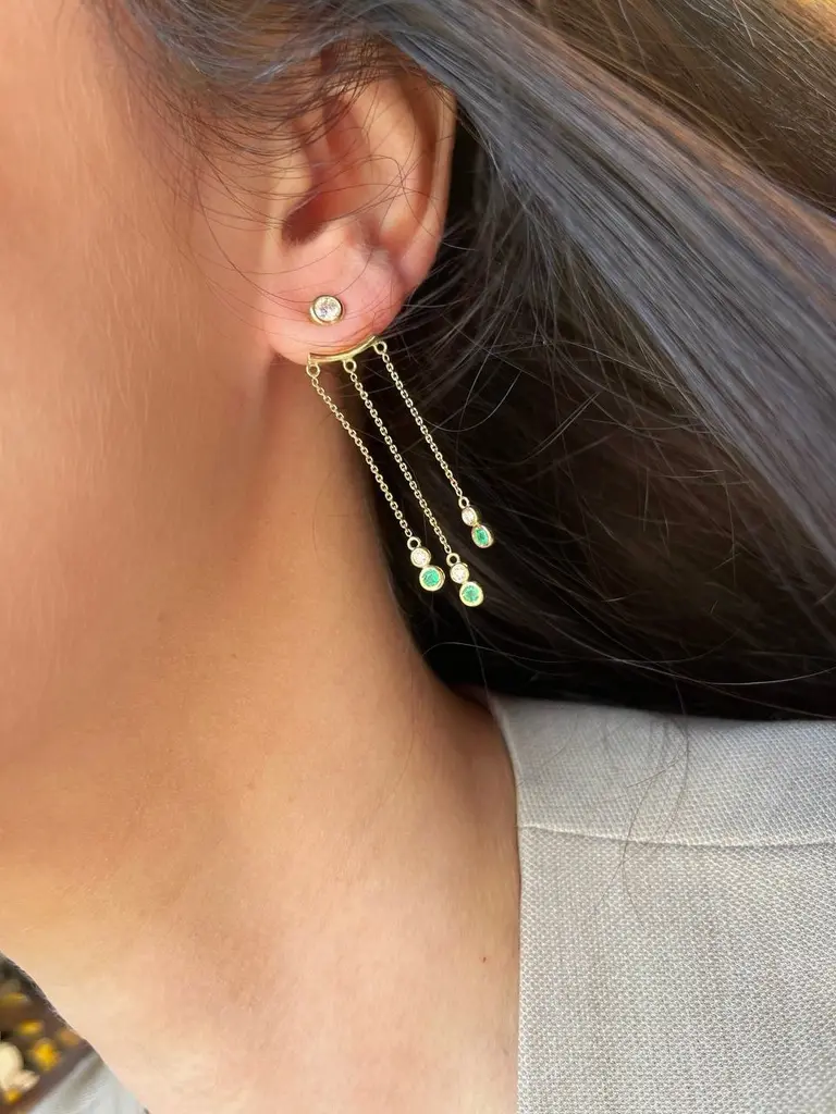 Studs with pendant — photo 7
