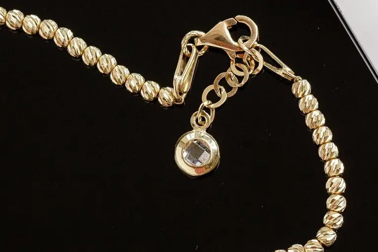 Diamond-Cut Ball Bead Bracelet — photo 3